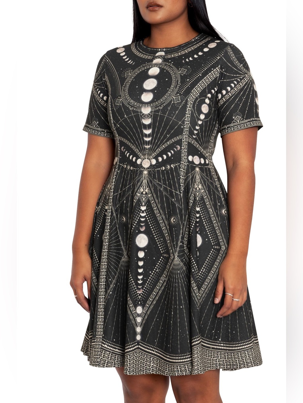 BlackMilk | NWOT Moon Phases Longline Evil Tee Dress - Picture 5 of 5